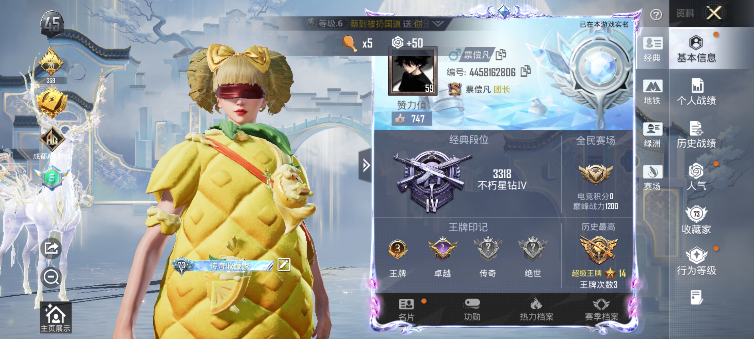 HPLX4164270和平精英账号详情图2