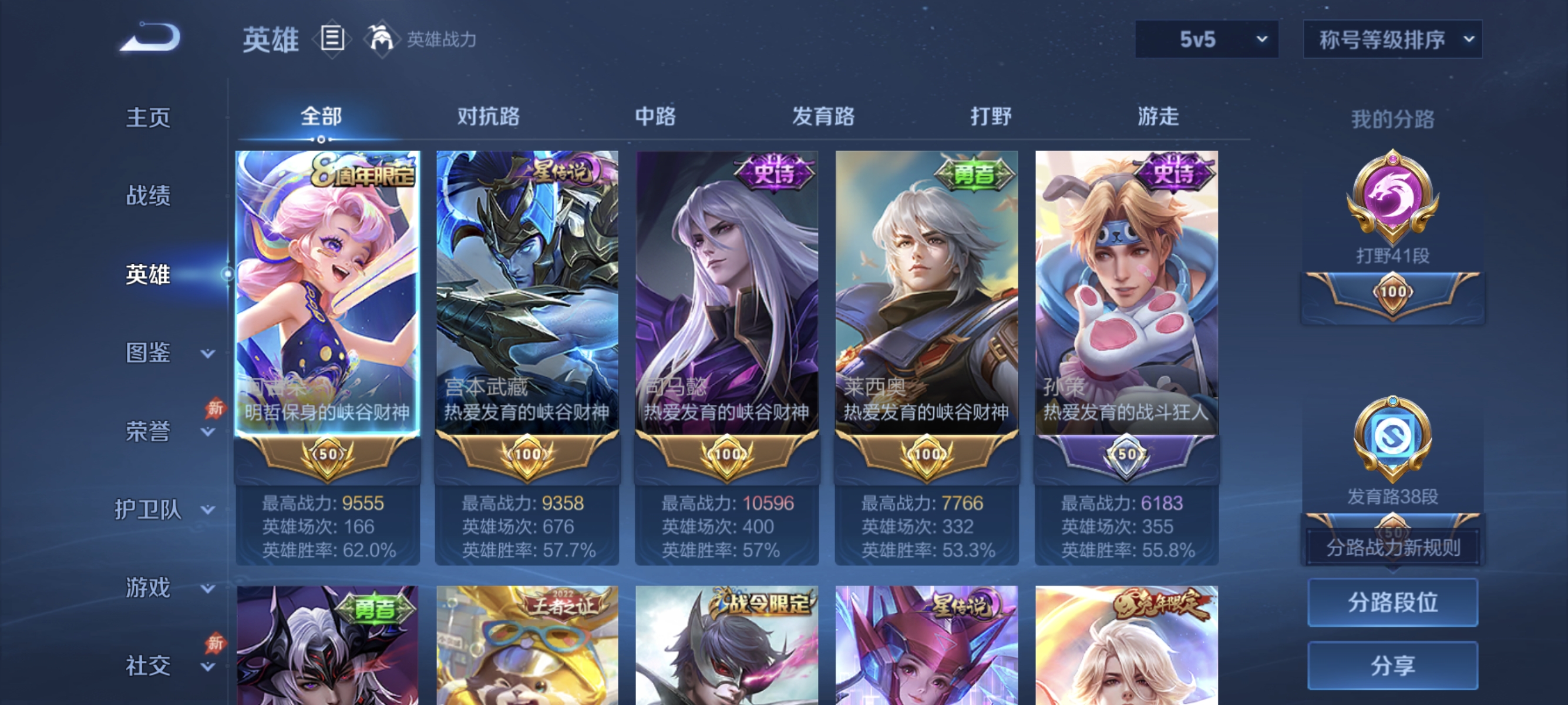 WZLX4298044王者荣耀账号详情图2