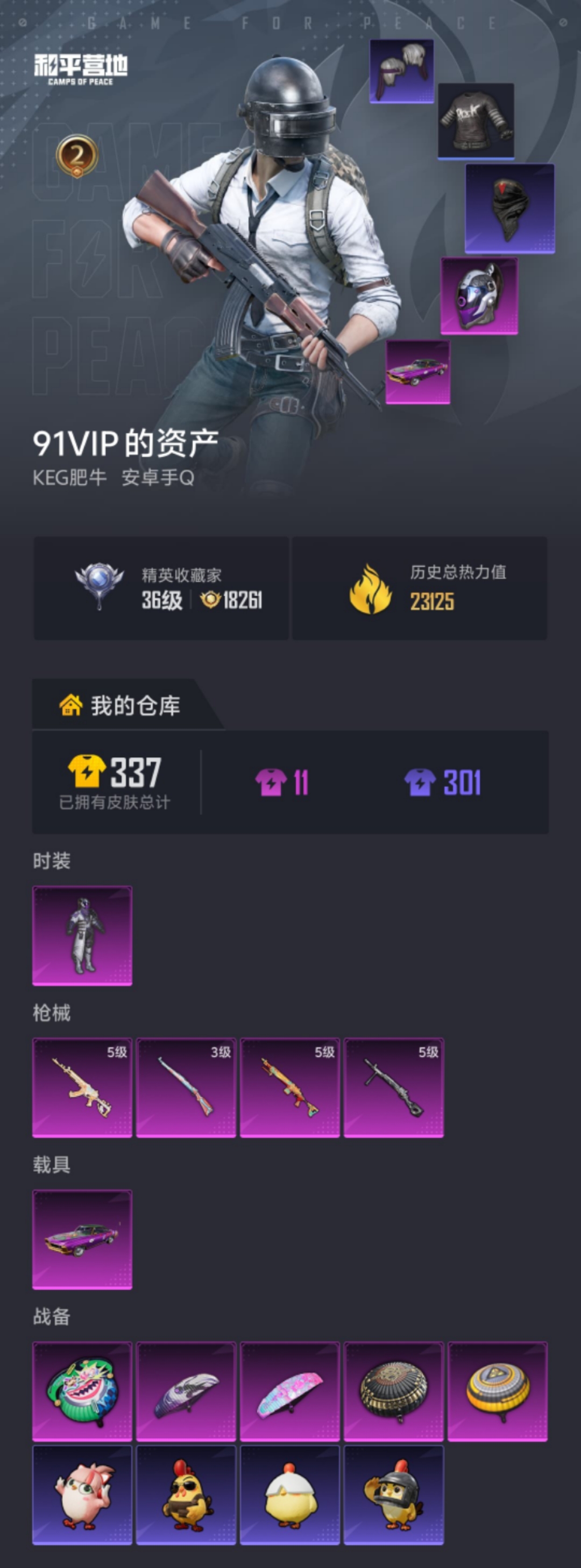 HPLX4169541和平精英账号详情图17 HPLX4169541和平精英账号详情图17