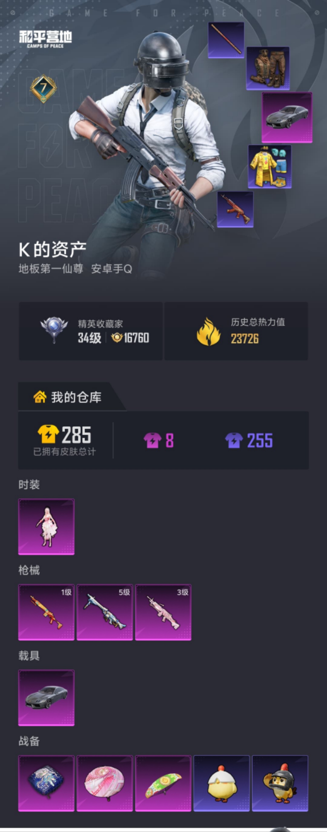 HPLX4169538和平精英账号详情图18