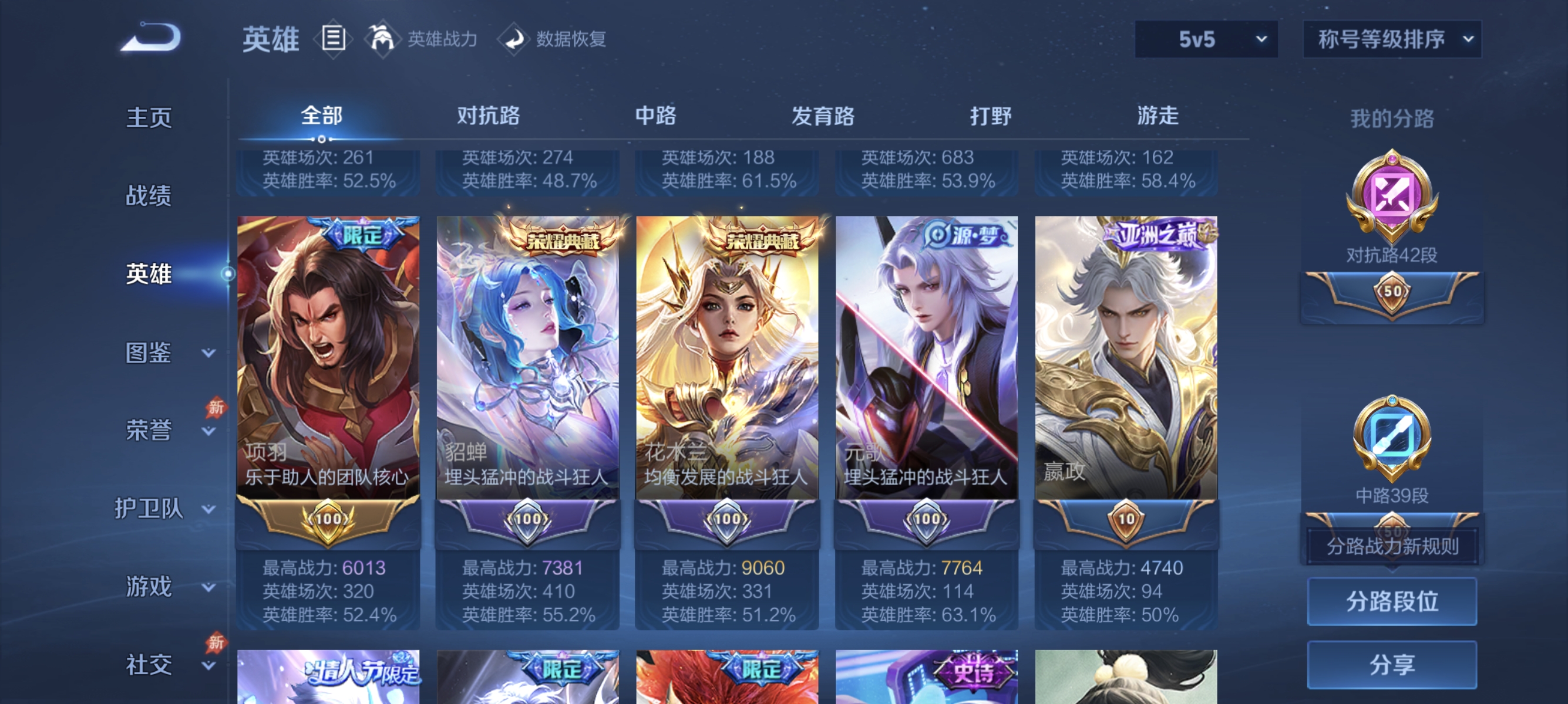 WZLX4298037王者荣耀账号详情图3 WZLX4298037王者荣耀账号详情图3