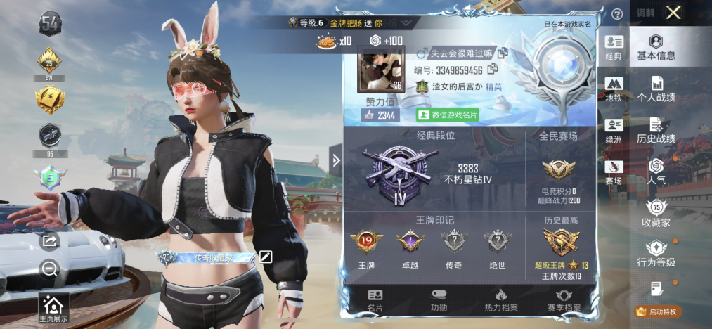 HPLX4169505和平精英账号详情图2