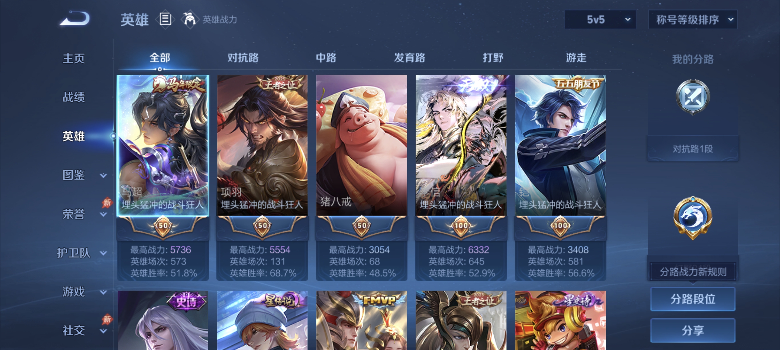 WZLX4299513王者荣耀账号详情图2