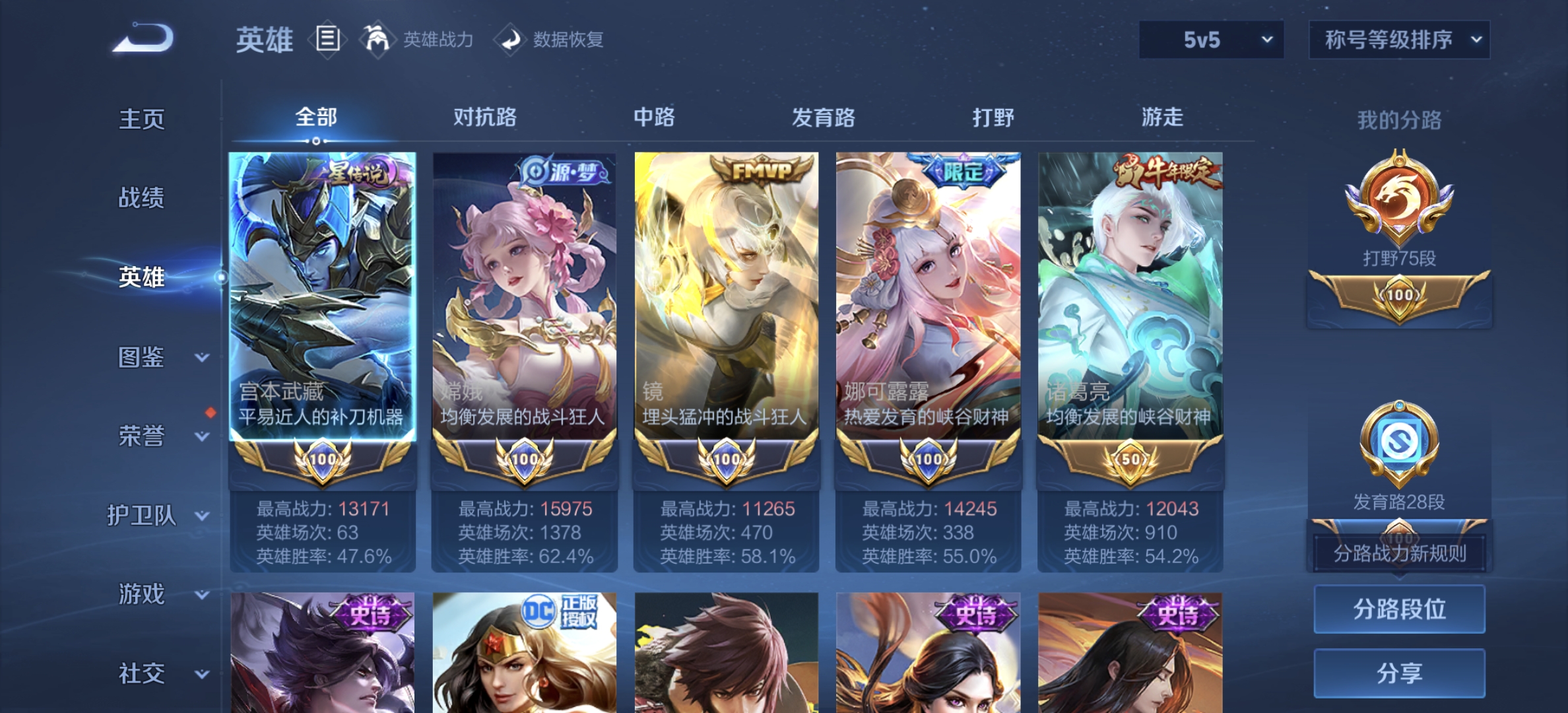 WZLX4299512王者荣耀账号详情图2