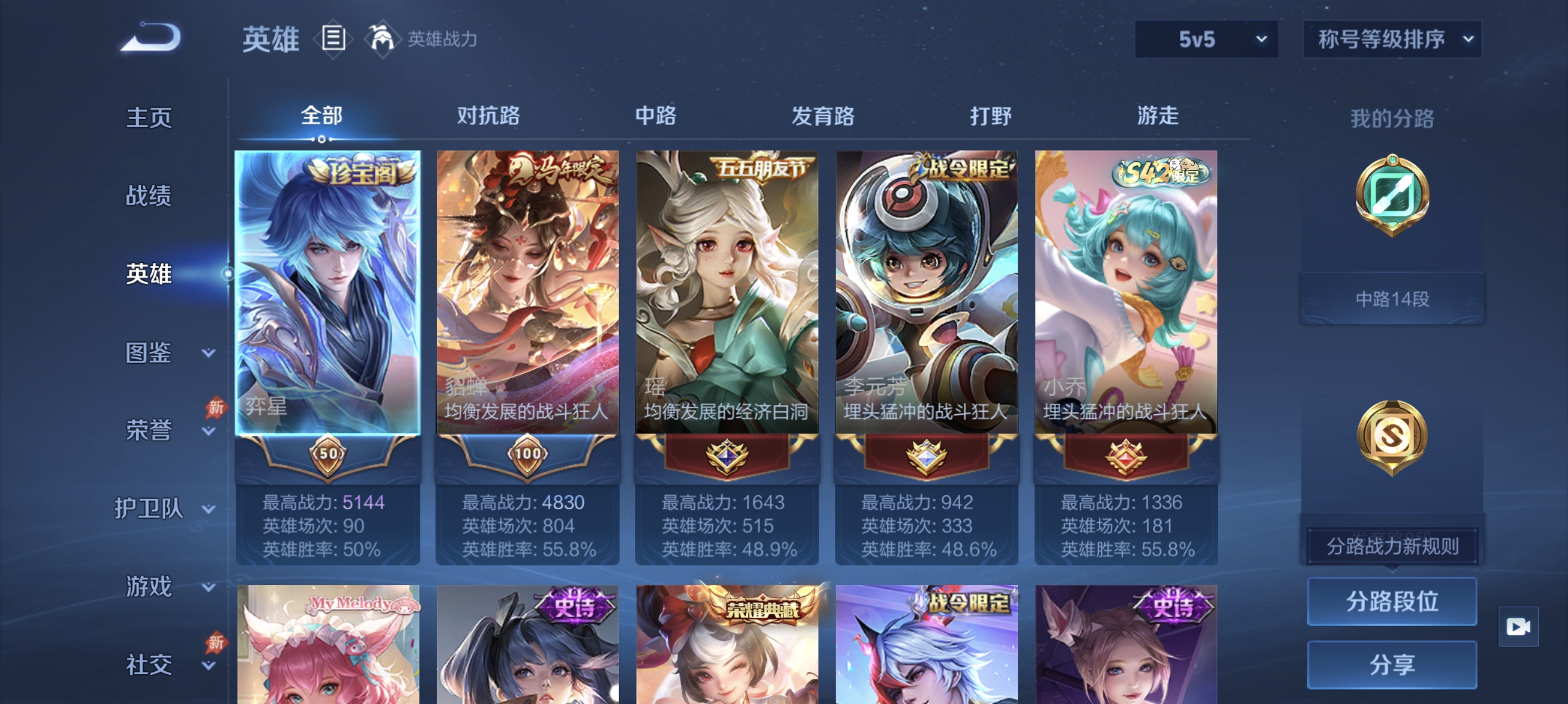 WZLX4301706王者荣耀账号详情图2