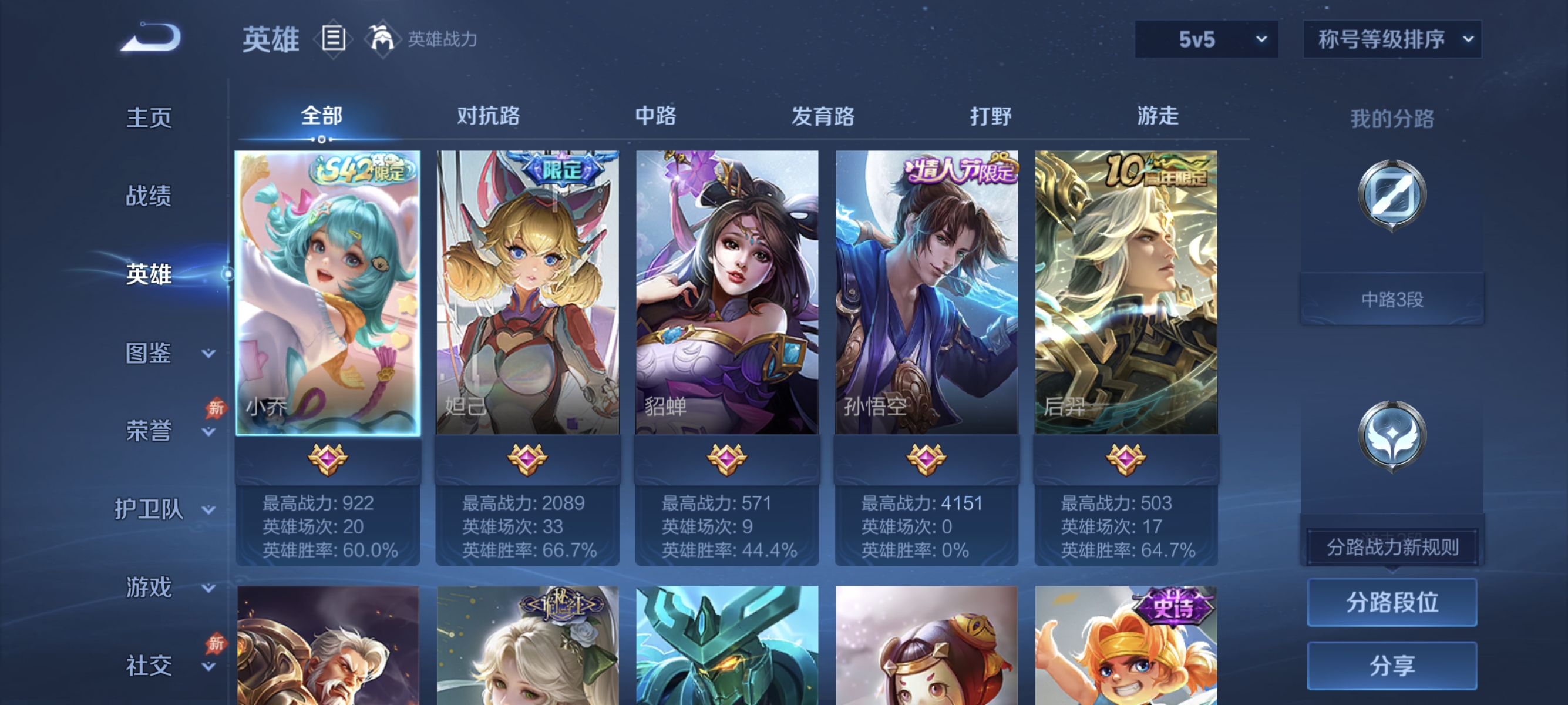 WZLX4305155王者荣耀账号详情图2