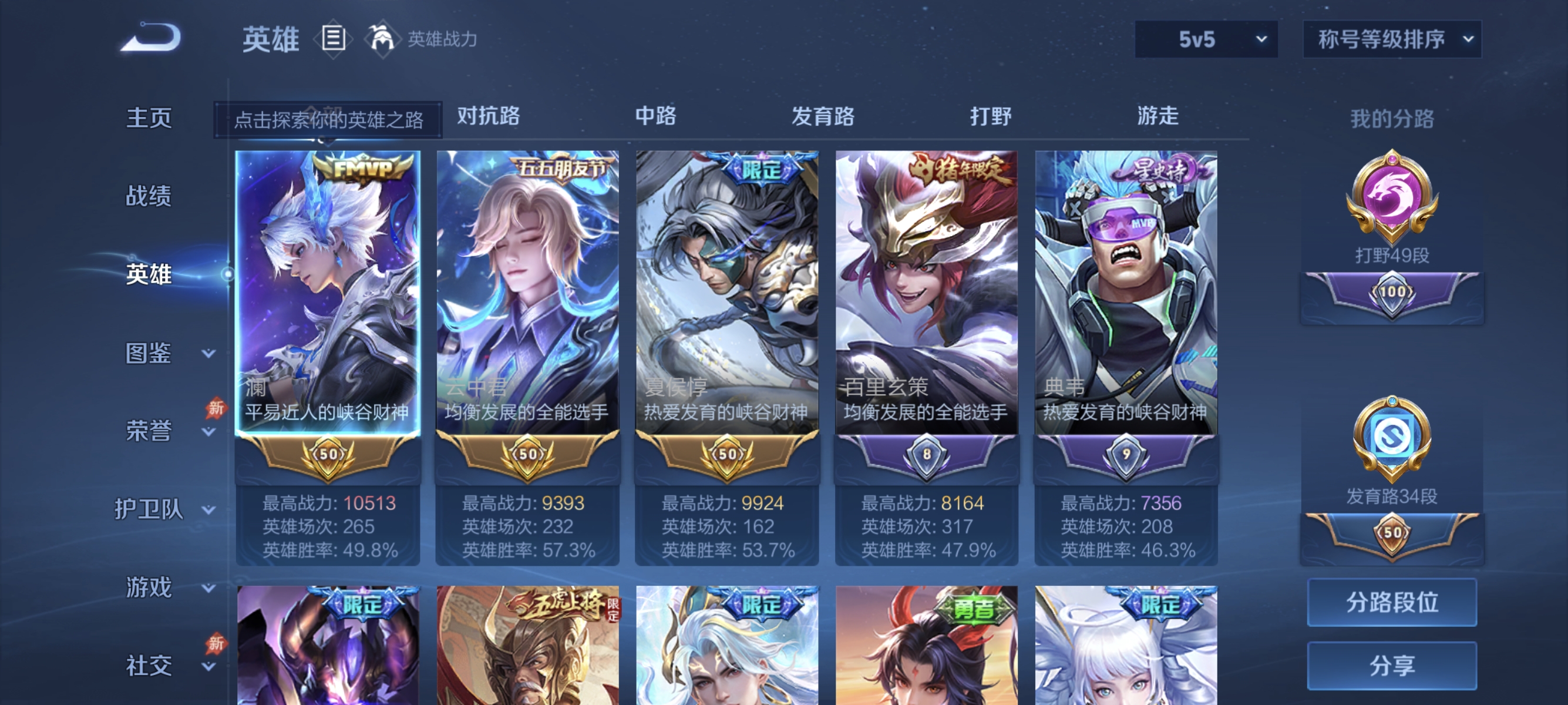 WZLX4305198王者荣耀账号详情图2