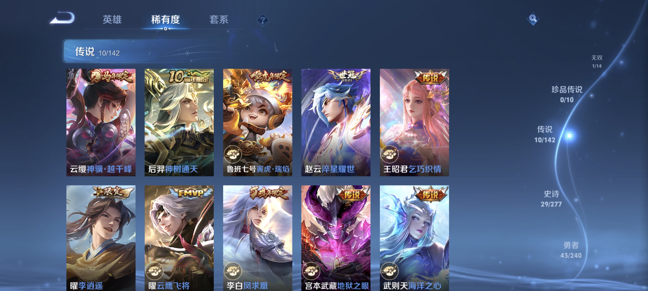 WZLX4305202王者荣耀账号详情图5