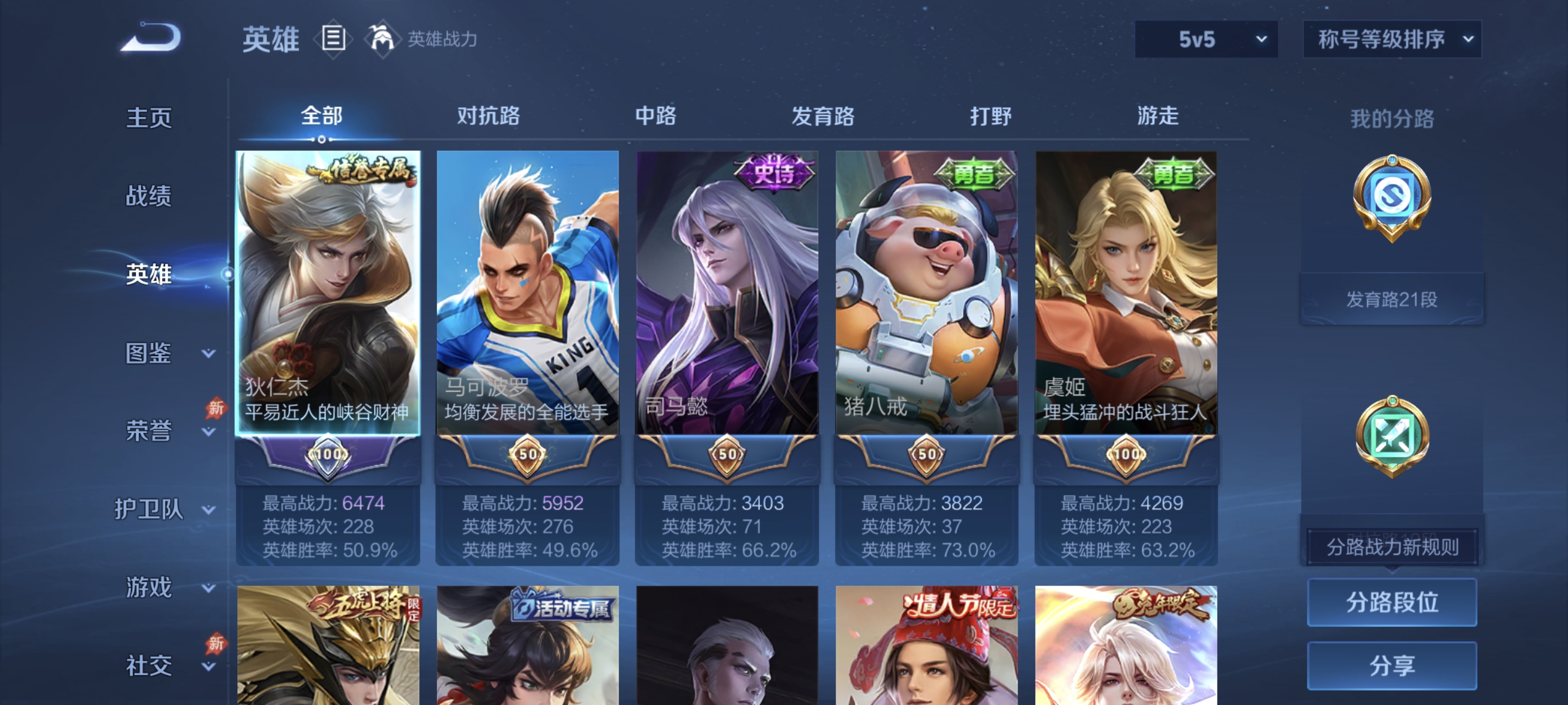 WZLX4307859王者荣耀账号详情图2