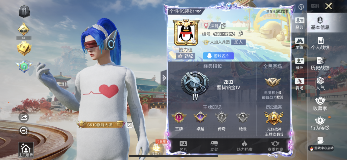 HPLX4176433和平精英账号详情图1