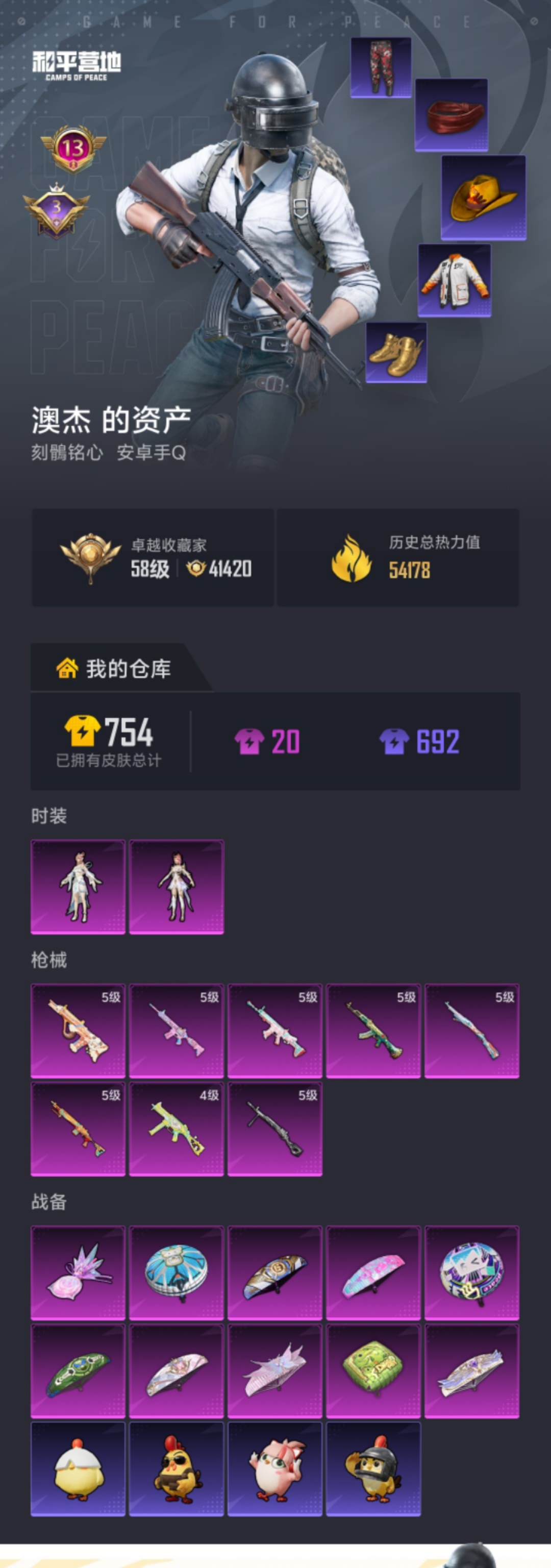 HPLX4176447和平精英账号详情图20 HPLX4176447和平精英账号详情图20