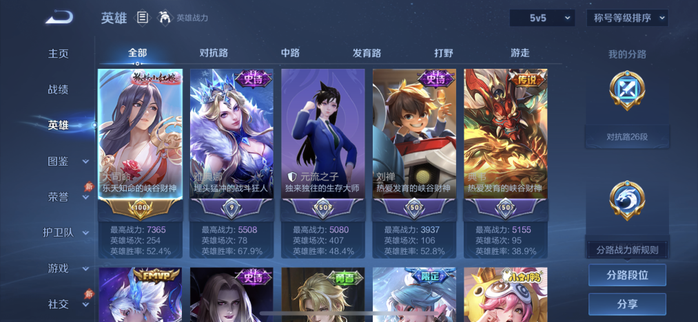 WZLX4313441王者荣耀账号详情图2