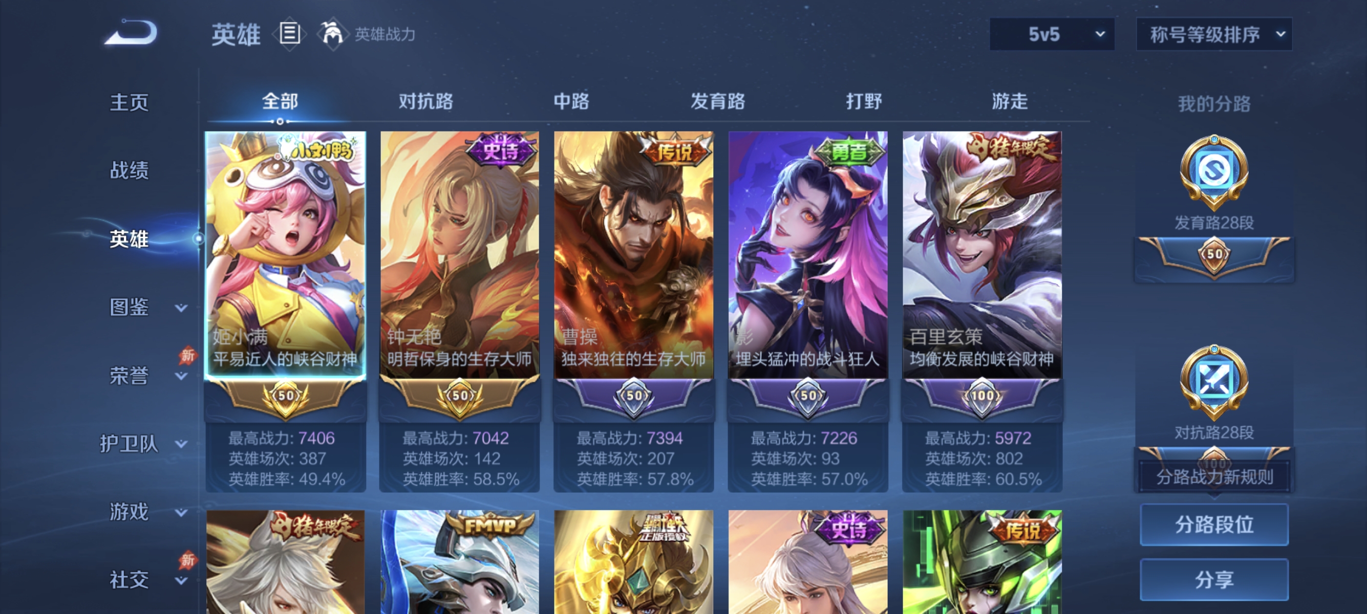 WZLX4315099王者荣耀账号详情图2