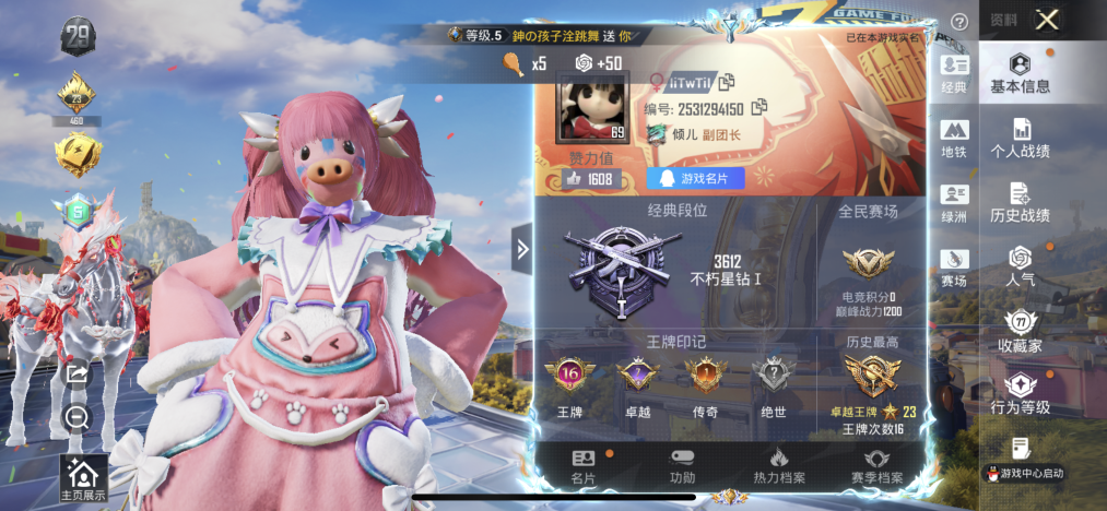 HPLX4179221和平精英账号详情图2