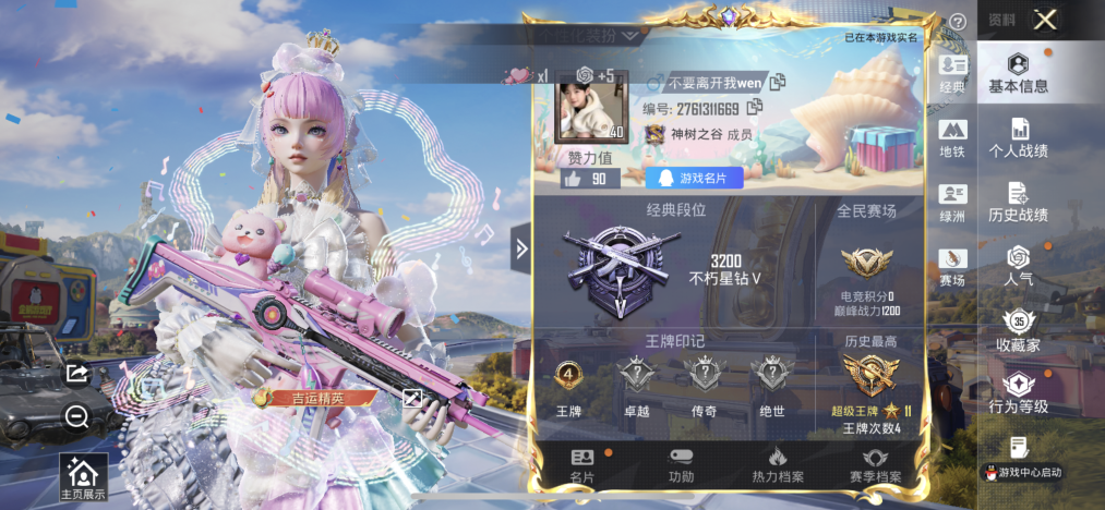 HPLX4179285和平精英账号详情图2