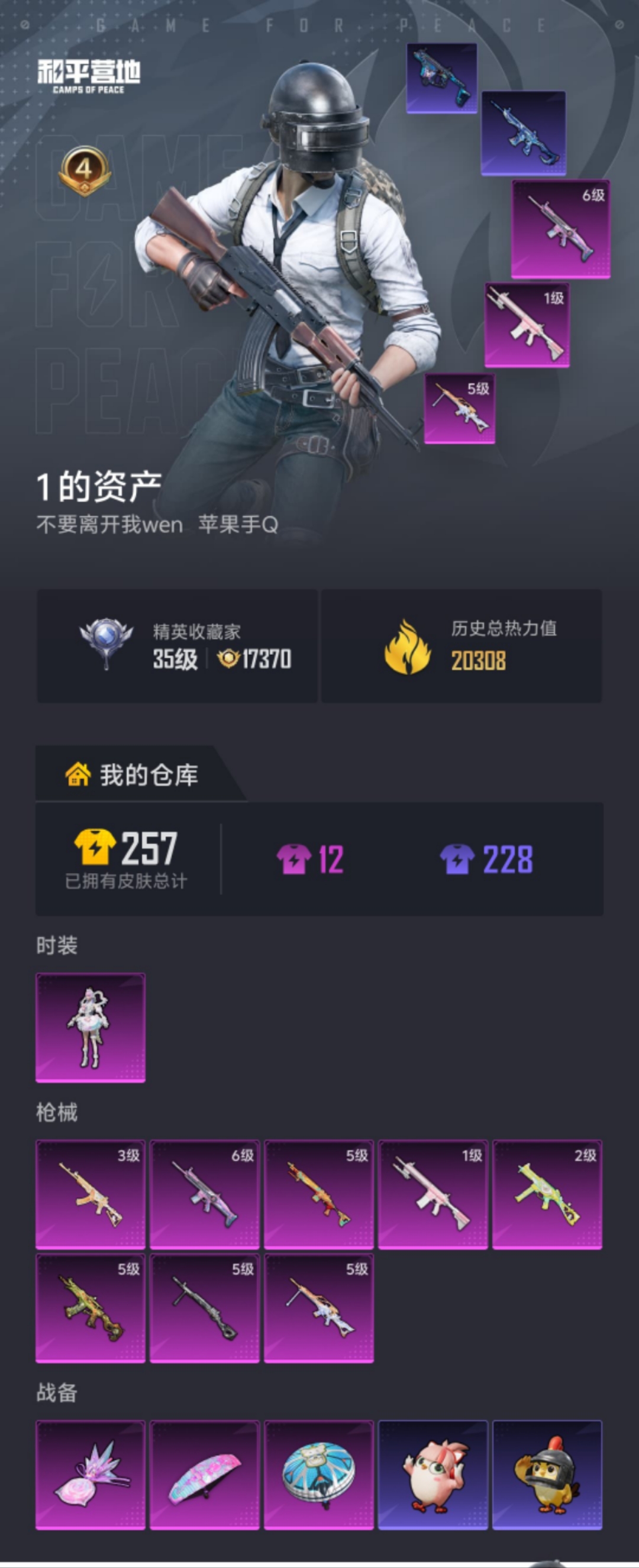 HPLX4179285和平精英账号详情图18