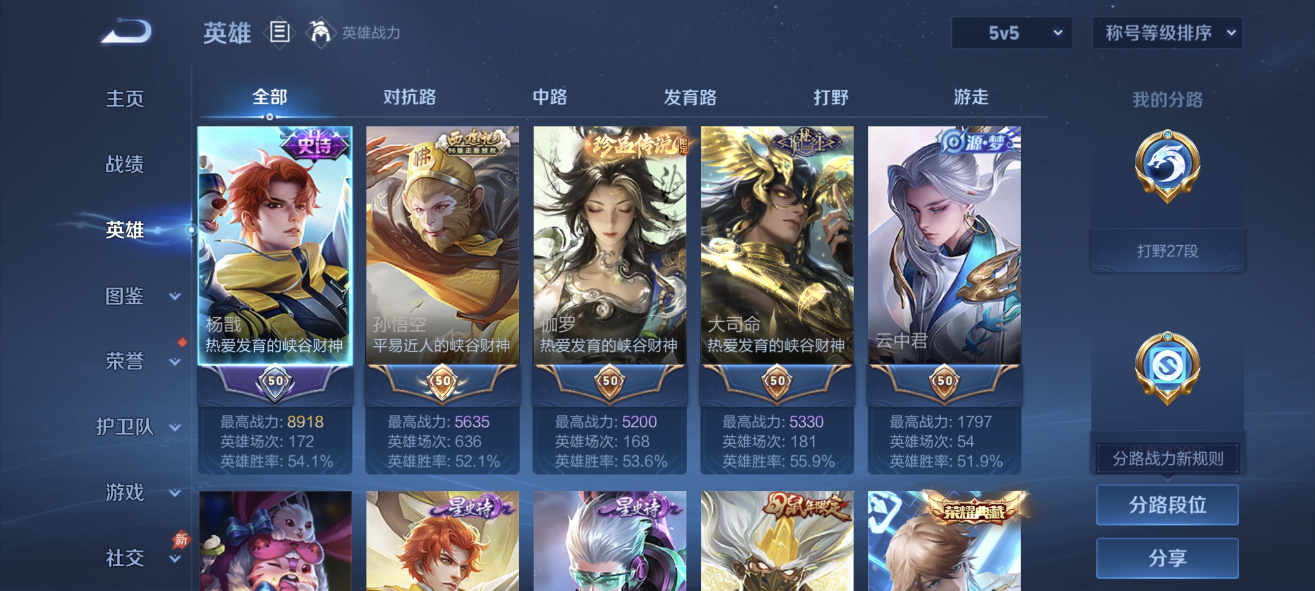 WZLX4317162王者荣耀账号详情图2