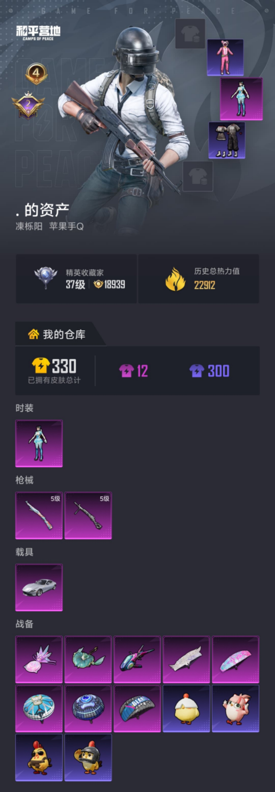 HPLX4181808和平精英账号详情图18