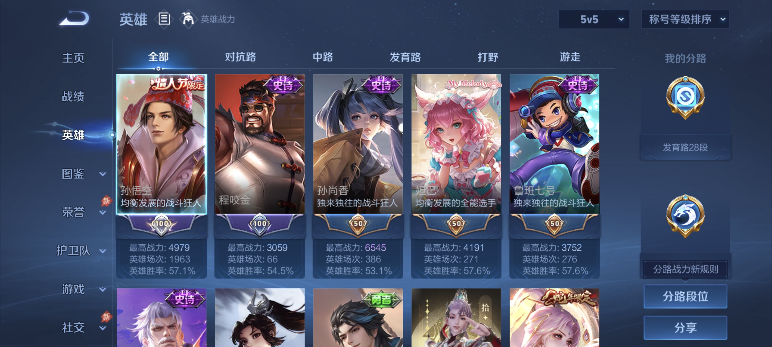 WZLX4318640王者荣耀账号详情图2