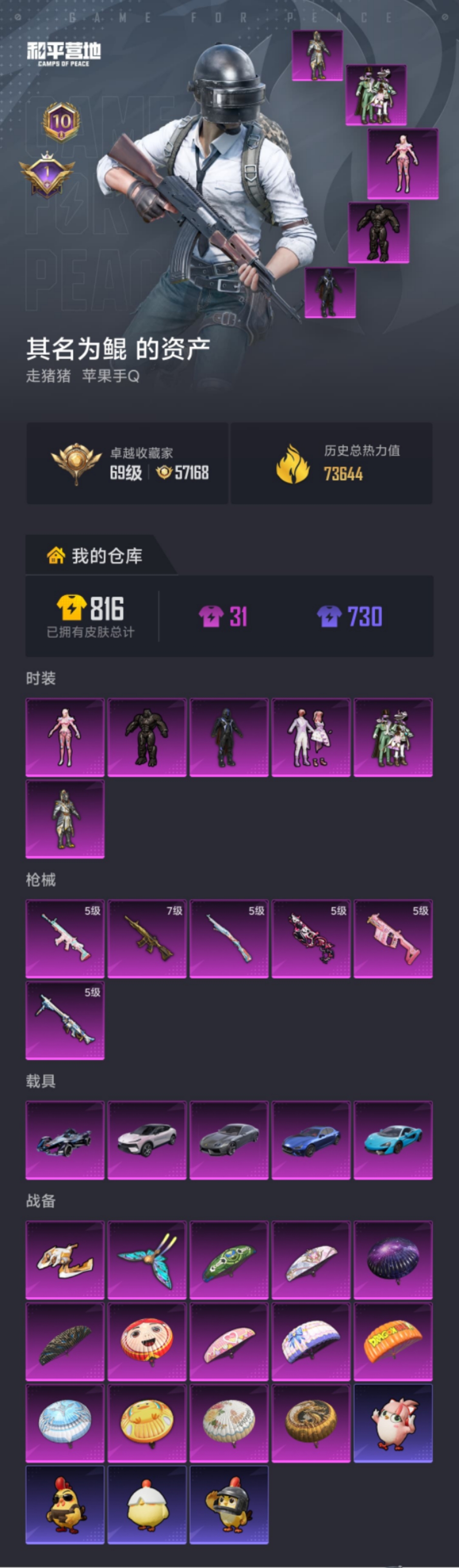 HPLX4183110和平精英账号详情图20