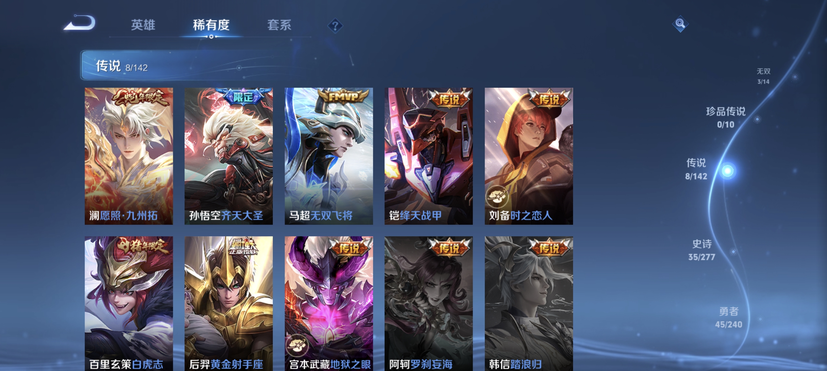 WZLX4320177王者荣耀账号详情图5