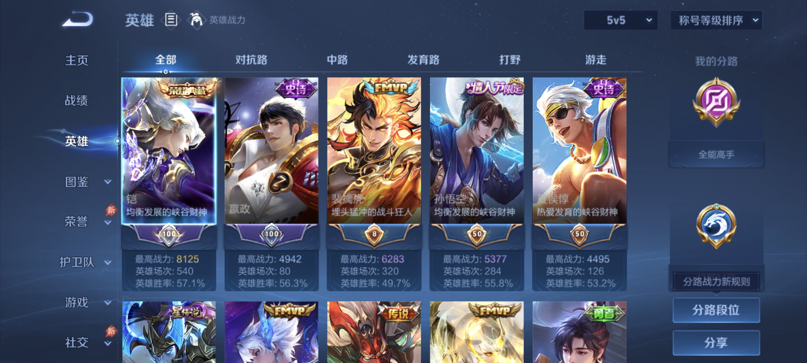 WZLX4321844王者荣耀账号详情图2