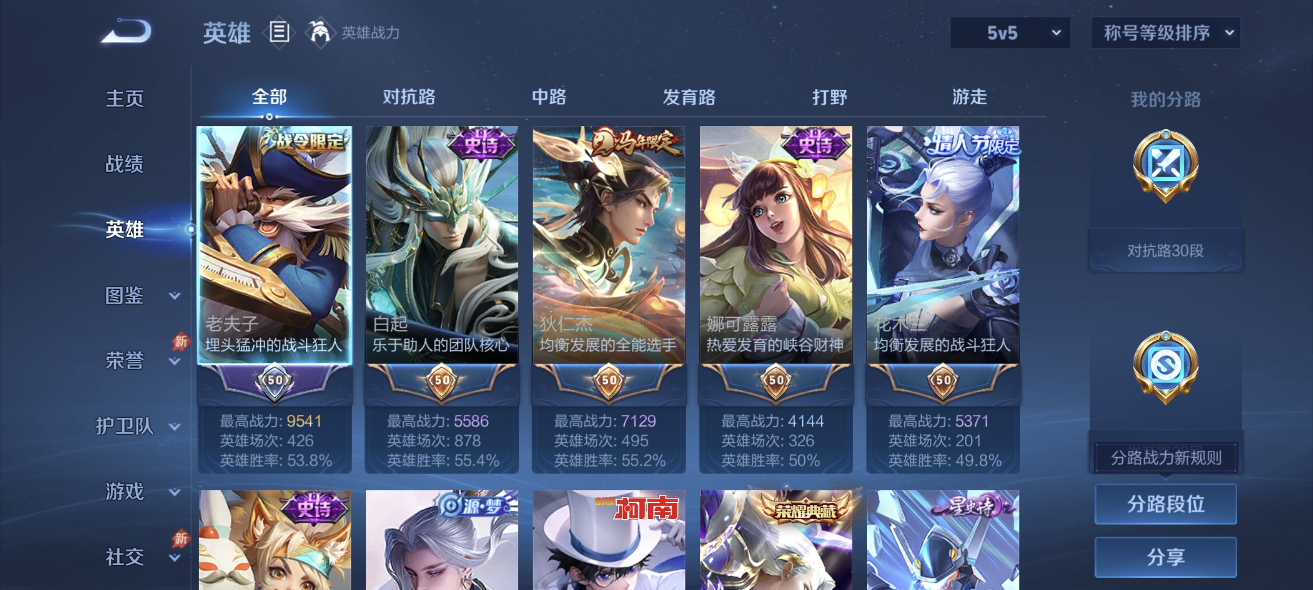 WZLX4321860王者荣耀账号详情图2