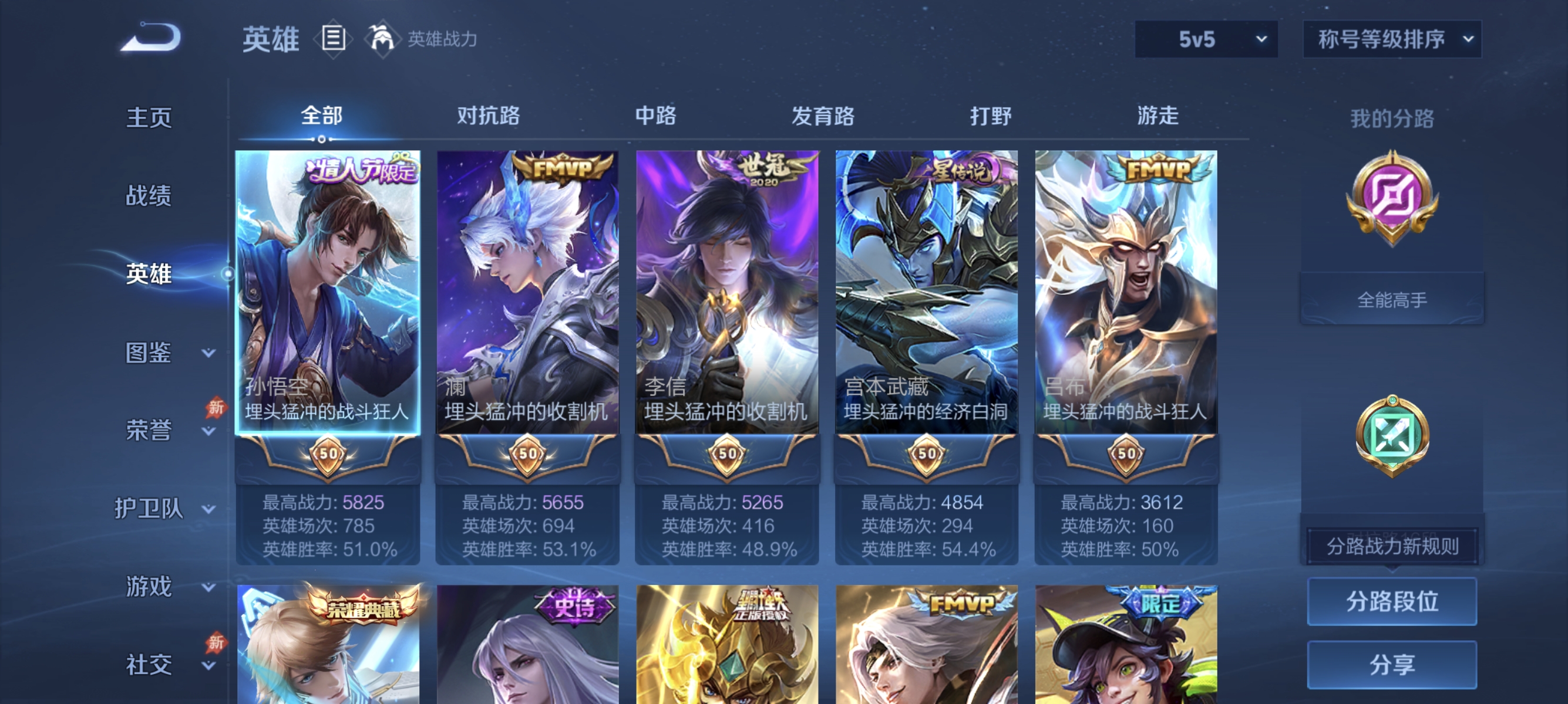 WZLX4323580王者荣耀账号详情图2