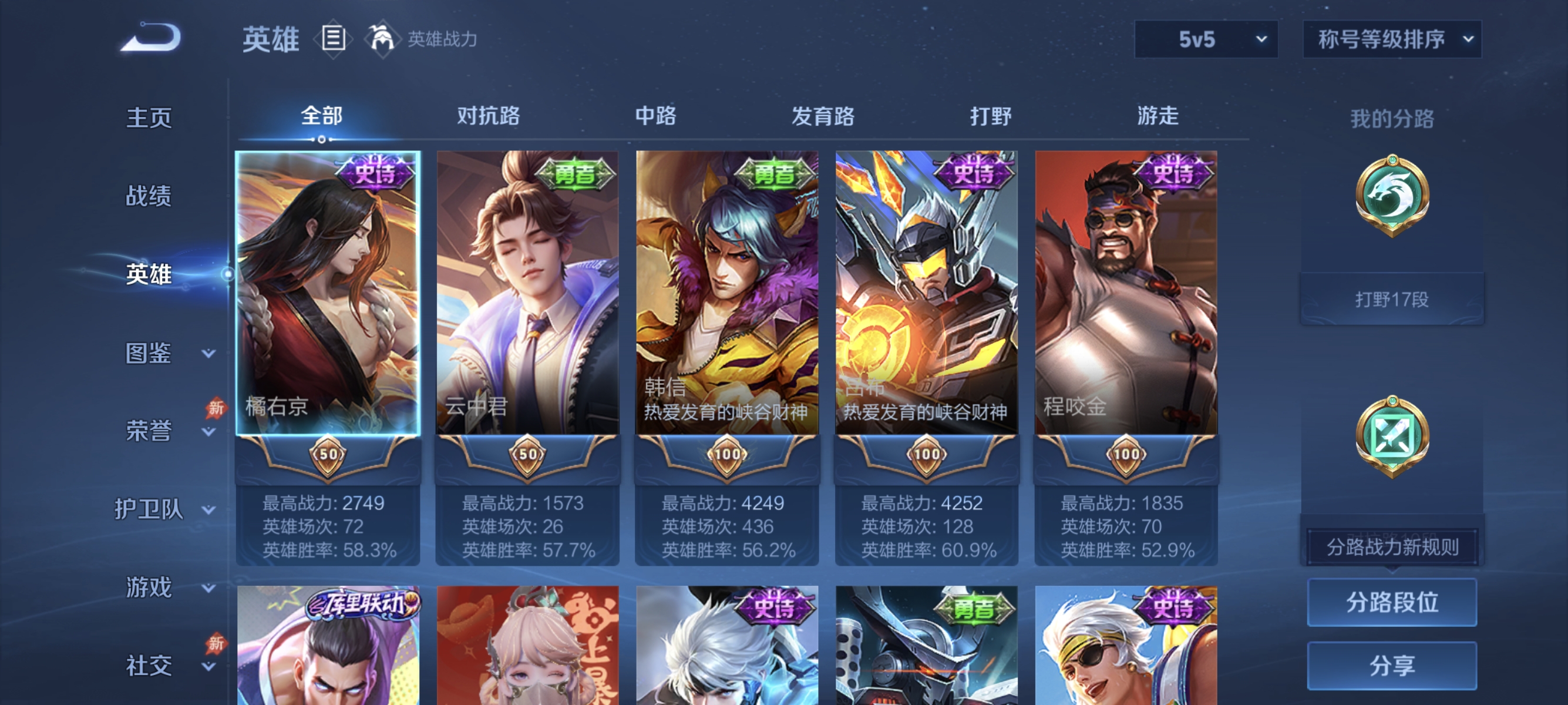 WZLX4323579王者荣耀账号详情图2