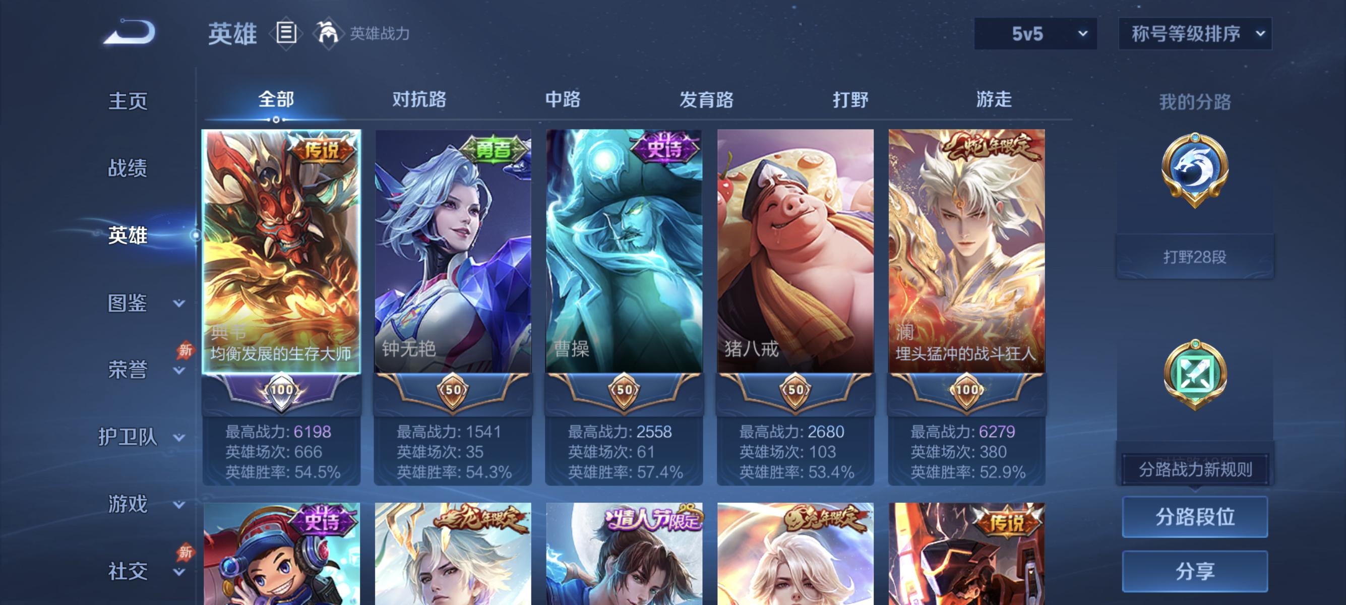 WZLX4325499王者荣耀账号详情图2