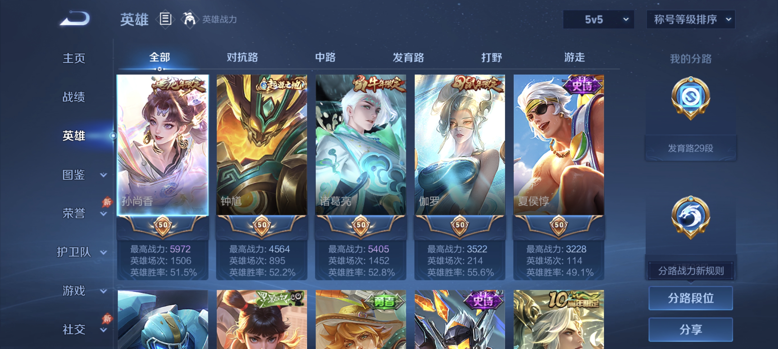 WZLX4327721王者荣耀账号详情图2