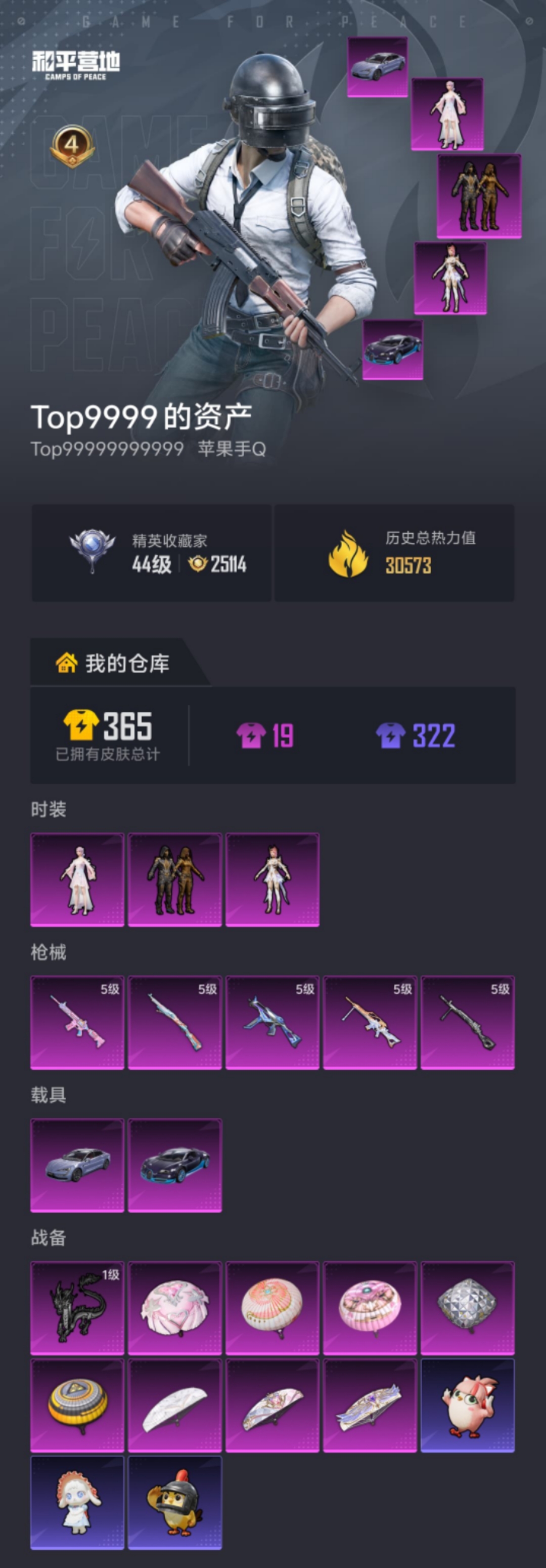 HPCMW4212275和平精英账号详情图22
