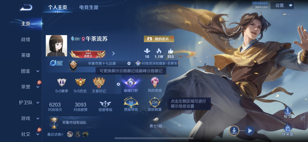 WZLX4331326王者荣耀账号详情图2