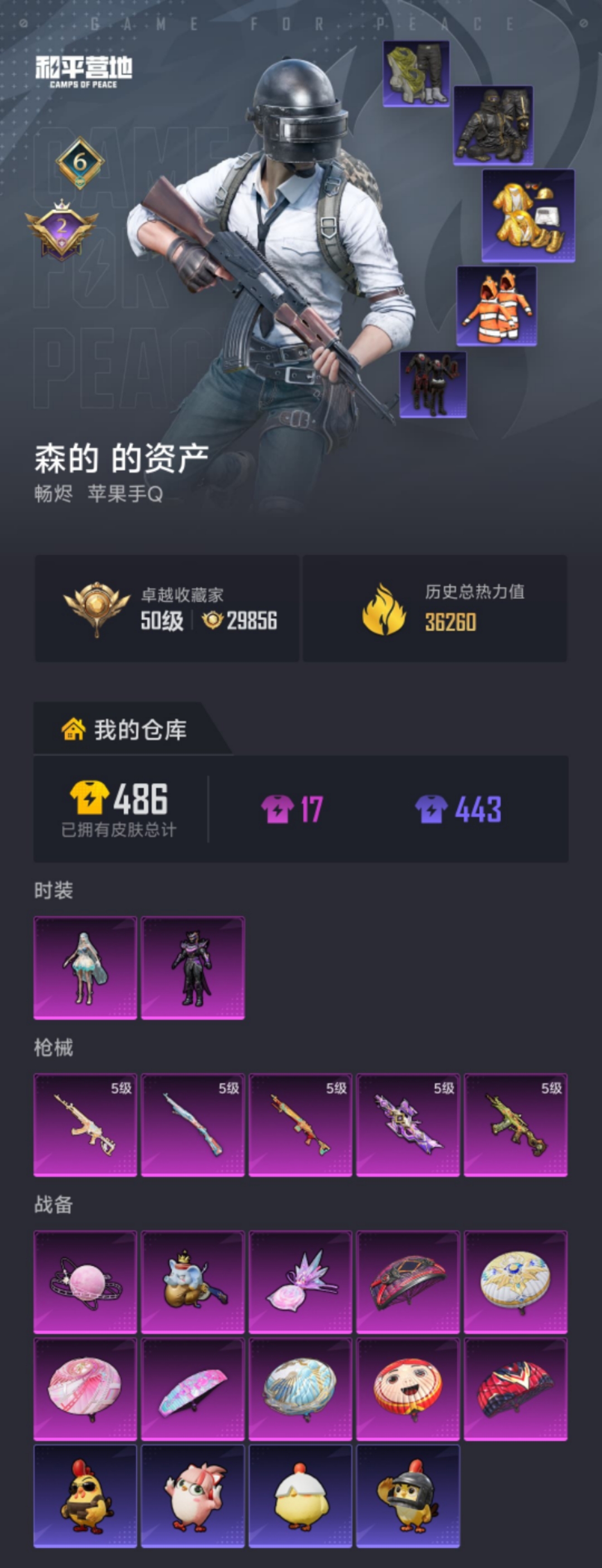 HPLX4192249和平精英账号详情图19