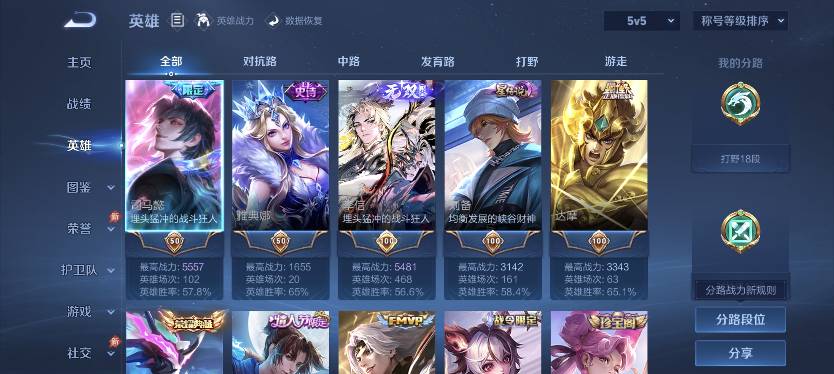 WZLX4333156王者荣耀账号详情图2