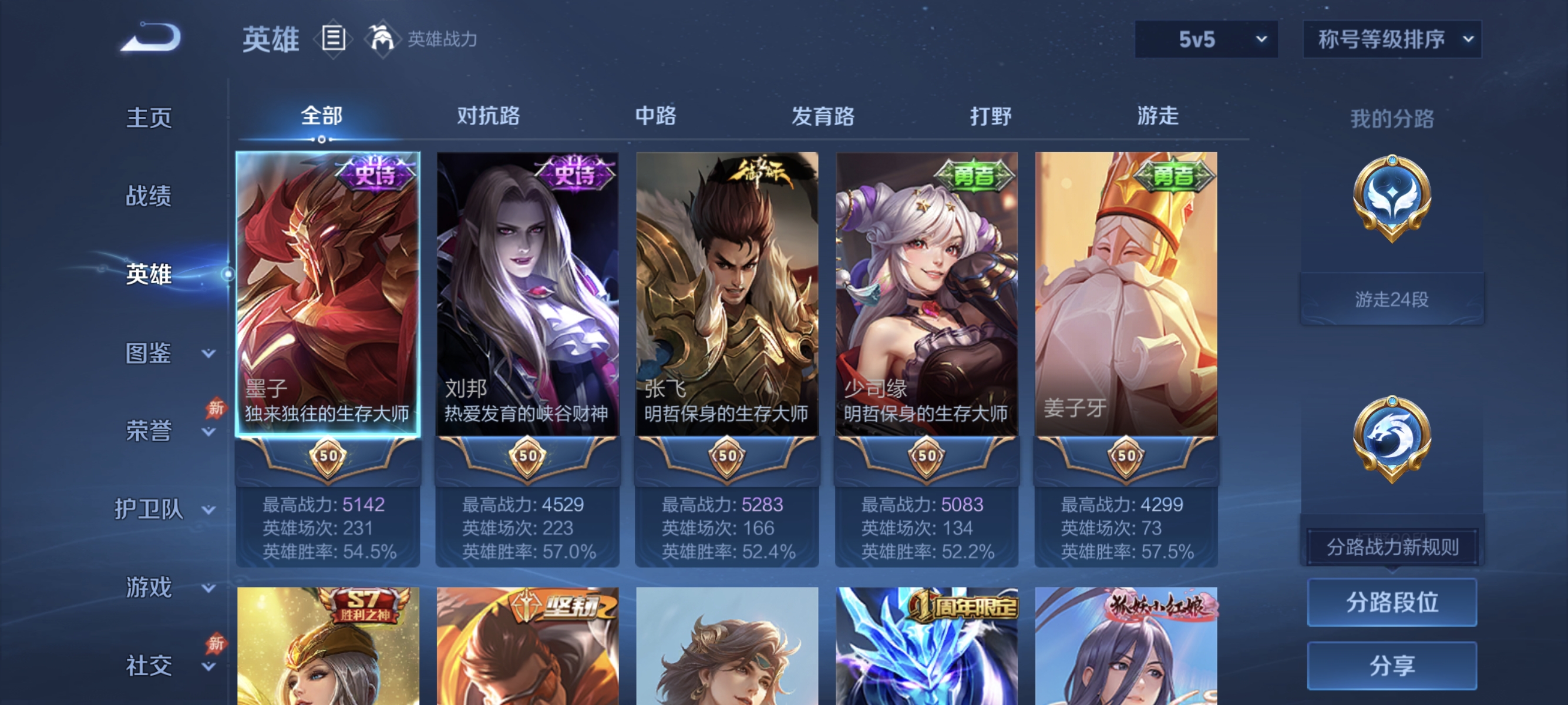 WZLX4335014王者荣耀账号详情图2