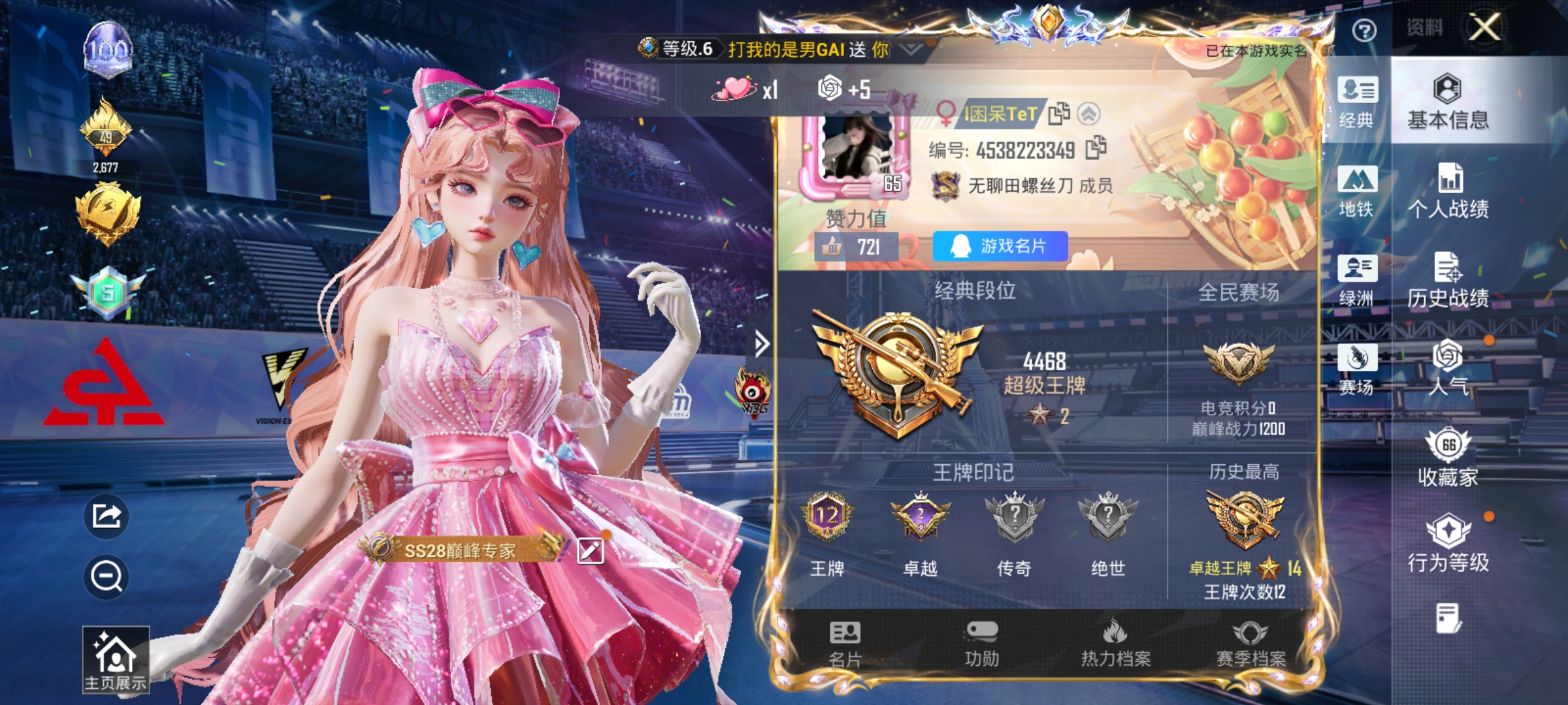 HPLX4193421和平精英账号详情图2