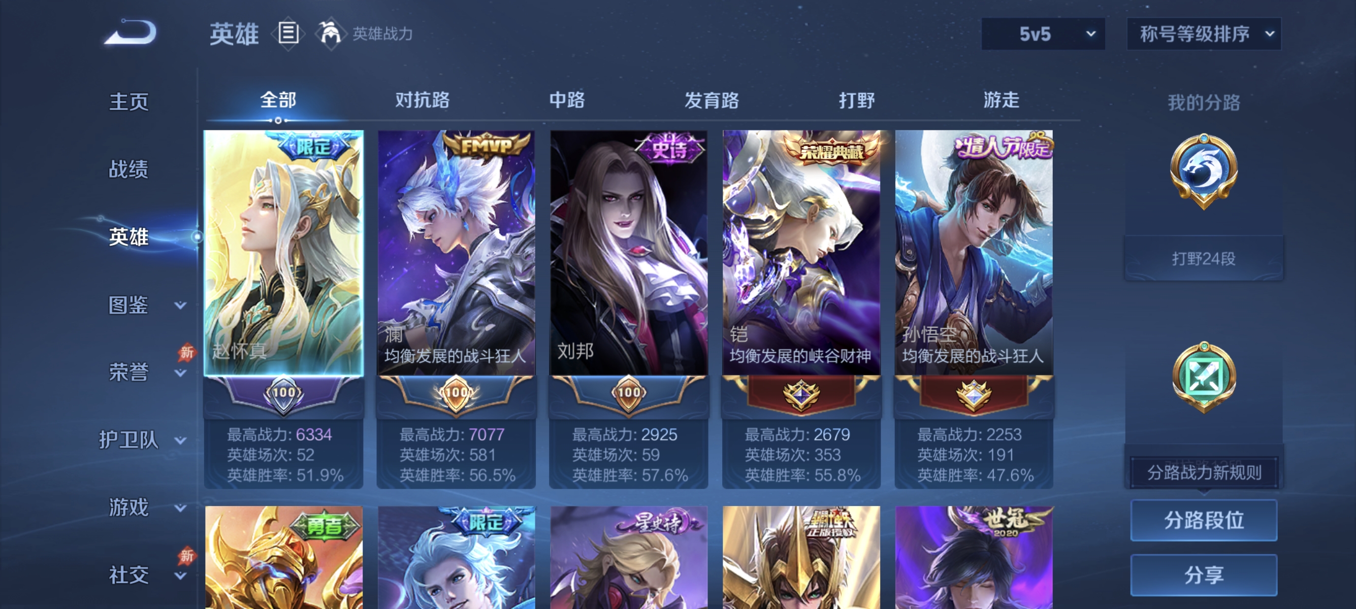 WZLX4339124王者荣耀账号详情图2