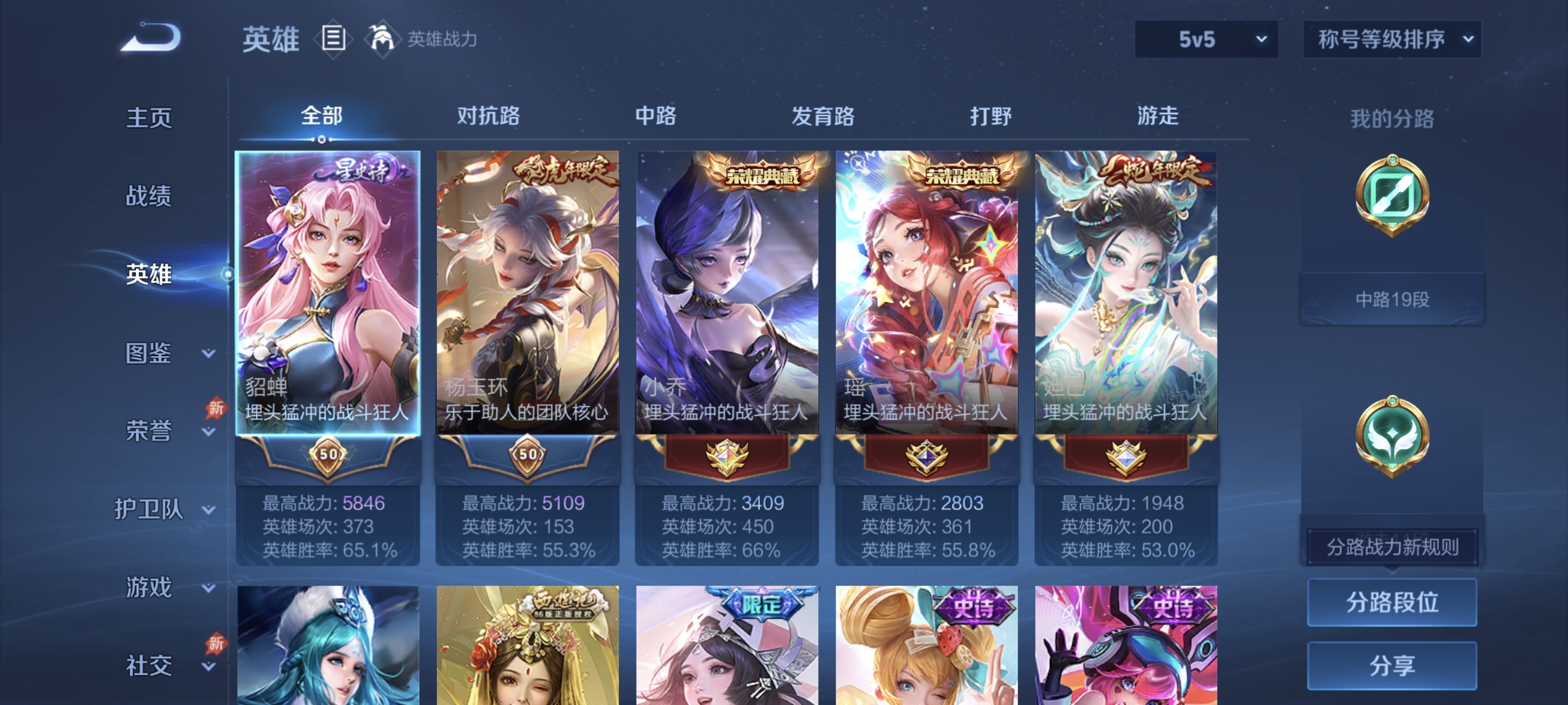 WZLX4341313王者荣耀账号详情图2