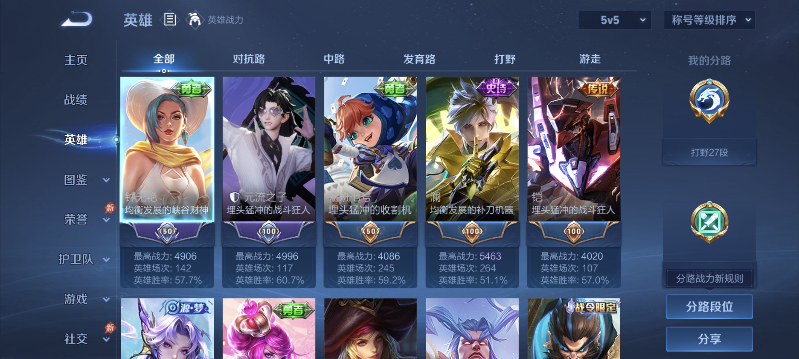 WZLX4347386王者荣耀账号详情图2