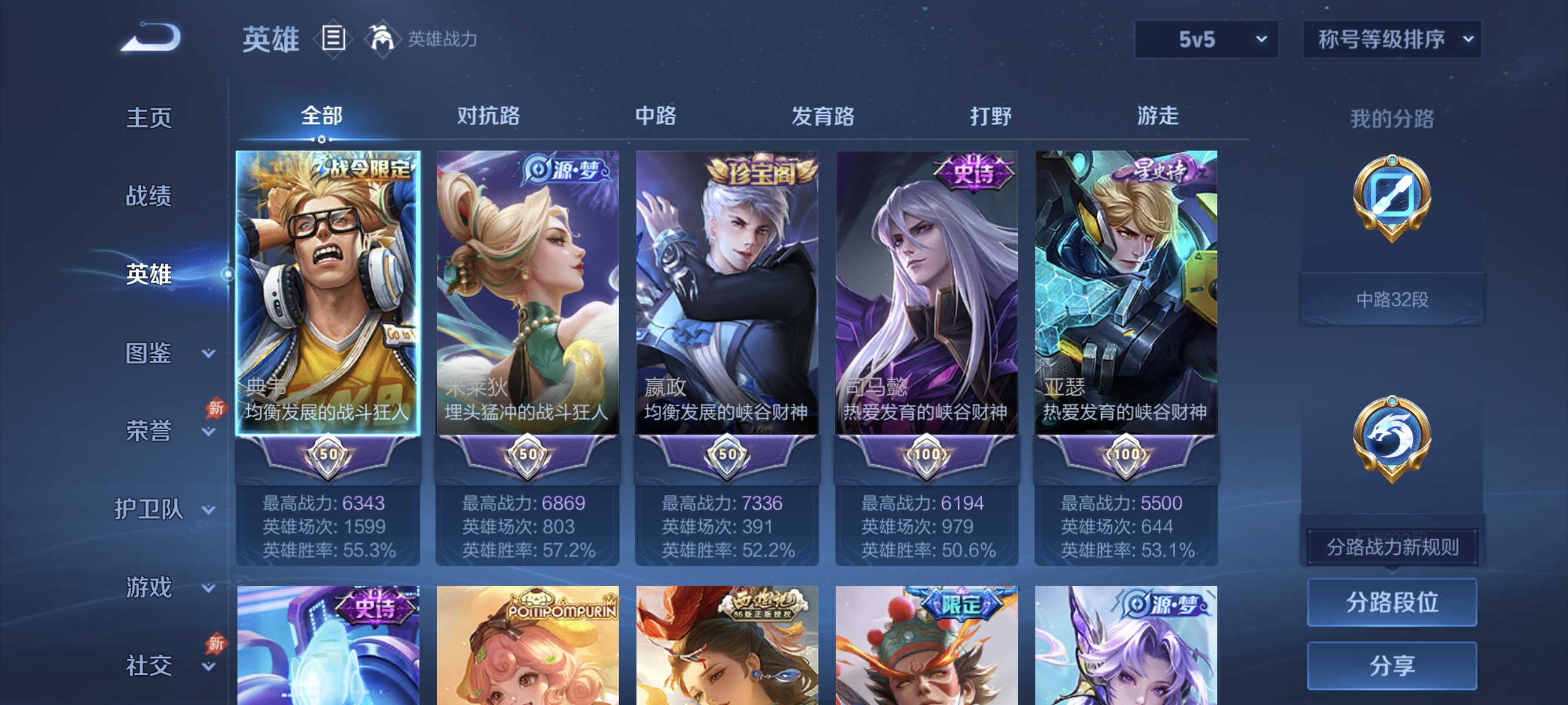 WZLX4349516王者荣耀账号详情图2