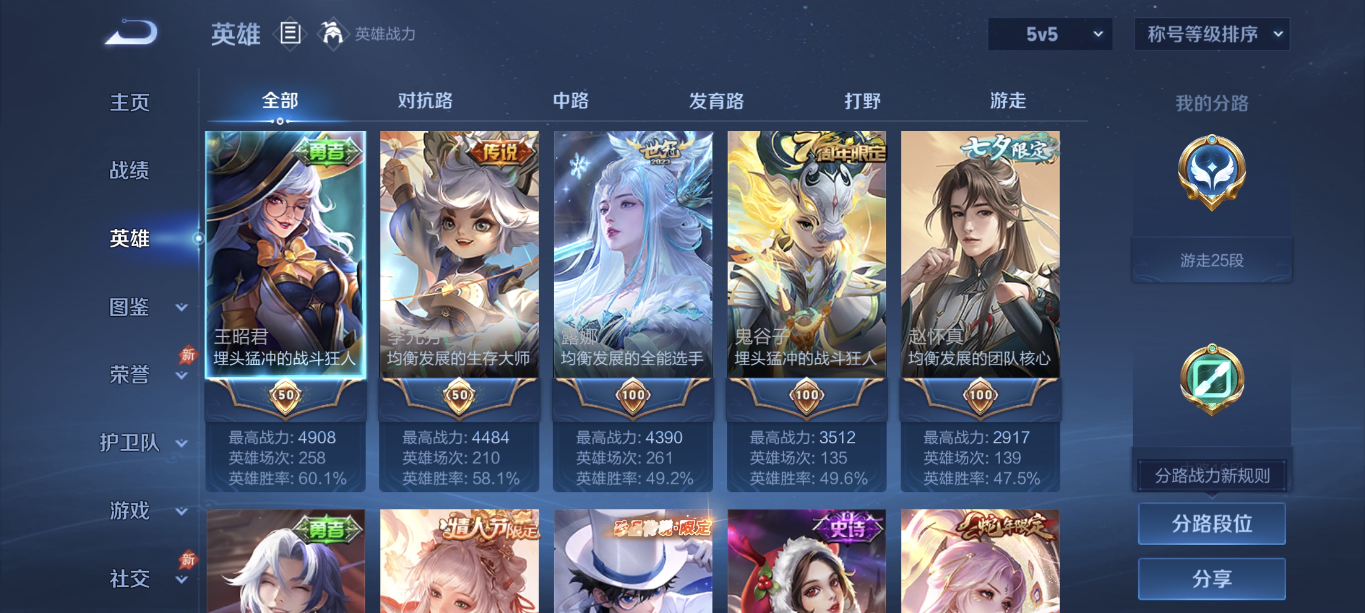 WZLX4355128王者荣耀账号详情图2