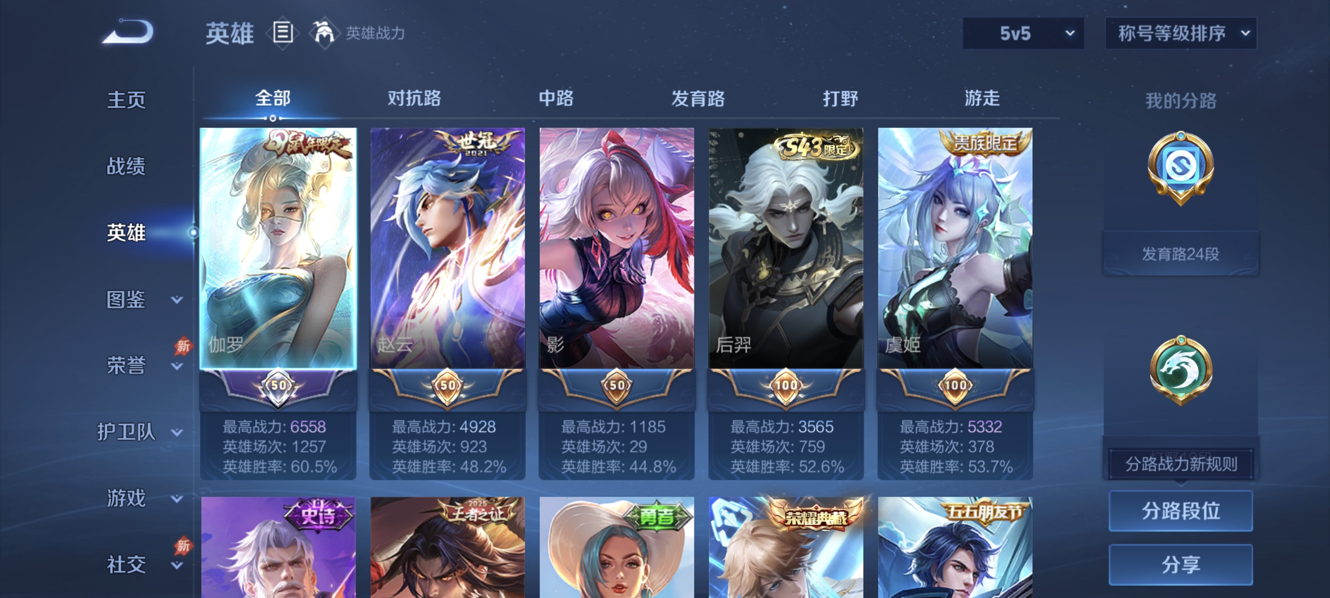 WZLX4370983王者荣耀账号详情图2