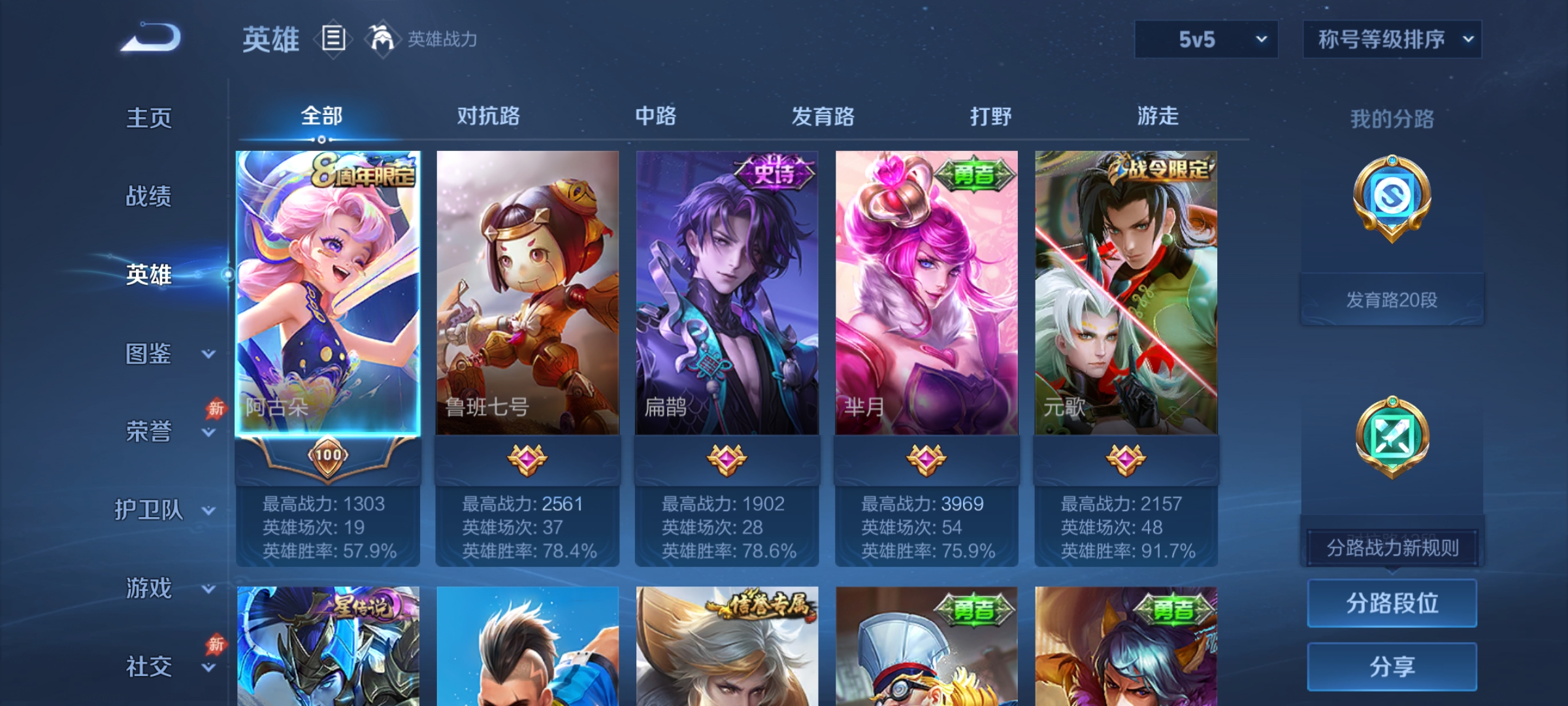 WZLX4467028王者荣耀账号详情图2 WZLX4467028王者荣耀账号详情图2
