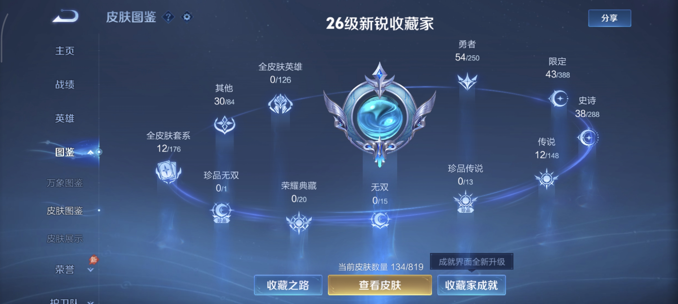 WZMMN4586598王者荣耀账号详情图7 WZMMN4586598王者荣耀账号详情图7