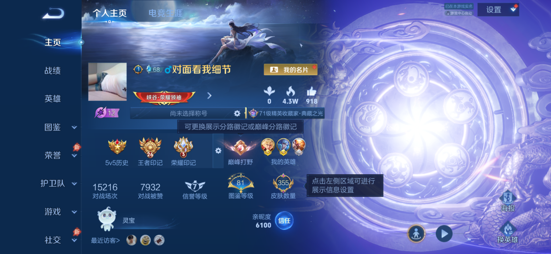 WZMMN4597521王者荣耀账号详情图7 WZMMN4597521王者荣耀账号详情图7