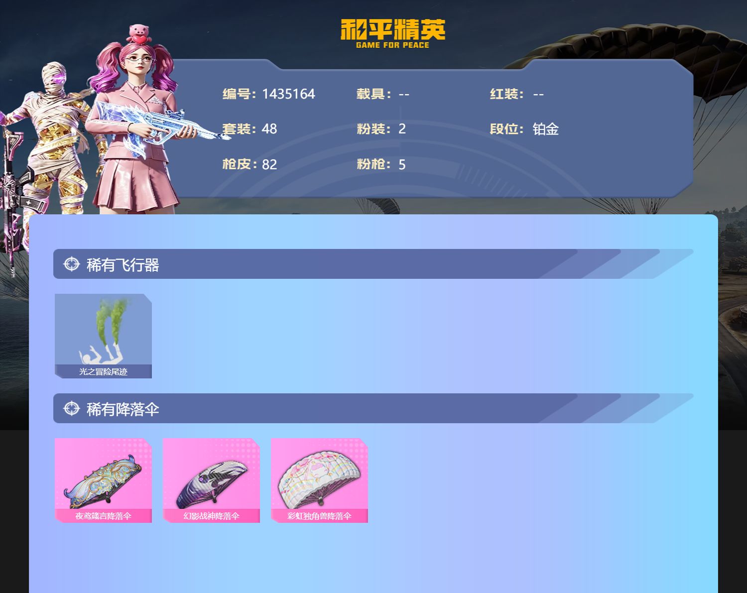 HPMMN4358803和平精英账号详情图4 HPMMN4358803和平精英账号详情图4