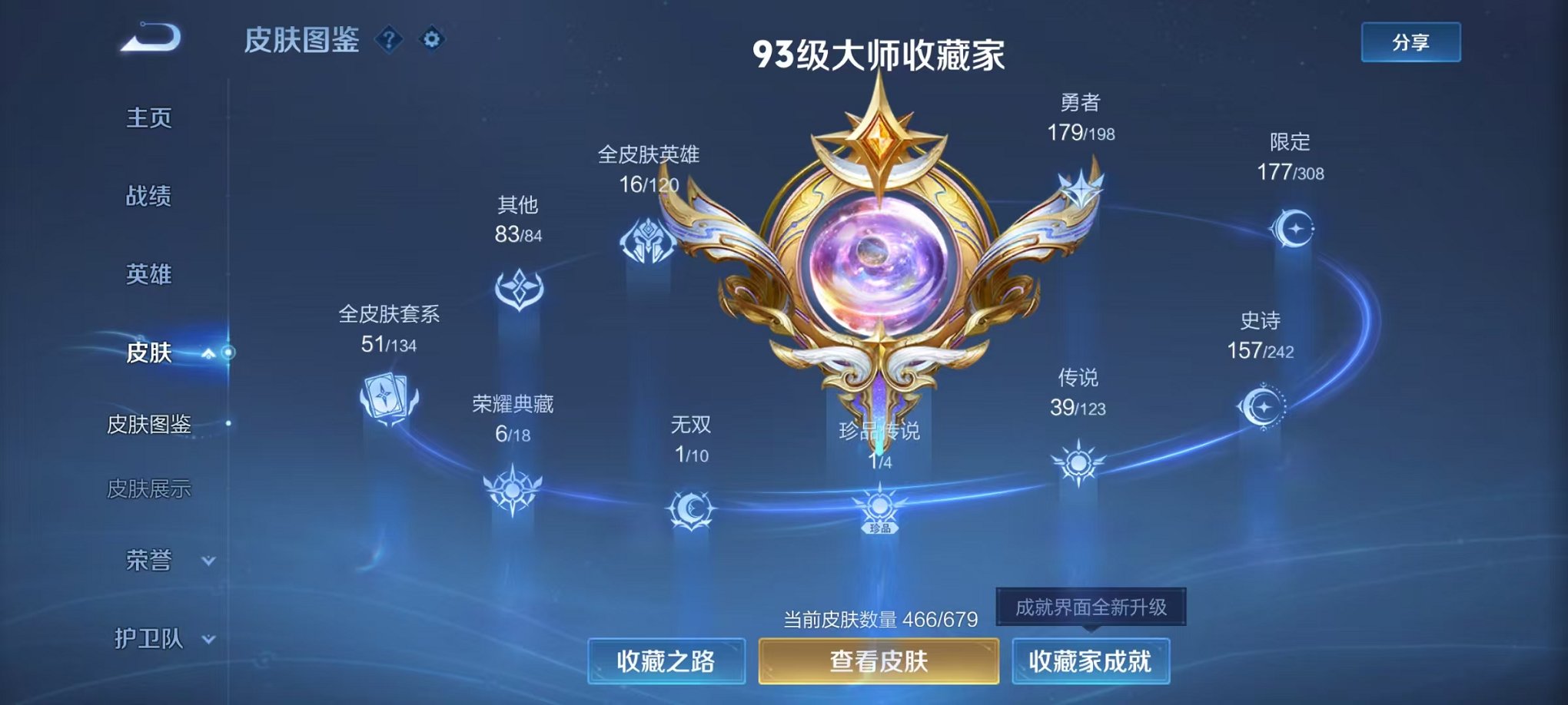 WZQM326833王者荣耀账号详情图3