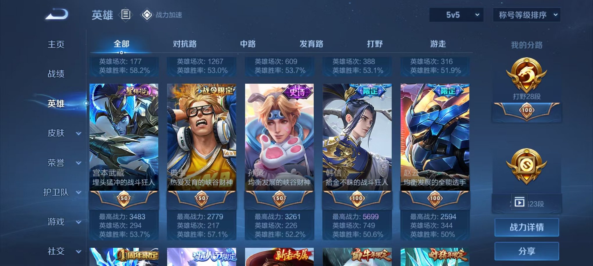 WZQM377565王者荣耀账号详情图6