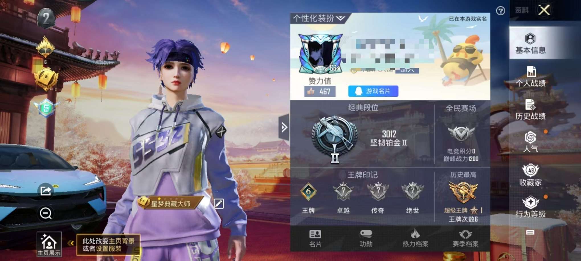 HPQM3197204和平精英账号详情图1 HPQM3197204和平精英账号详情图1